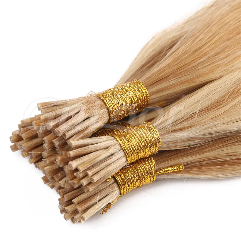 I Tip Wholesales 100% human Hair Extensions #P27/613 Color